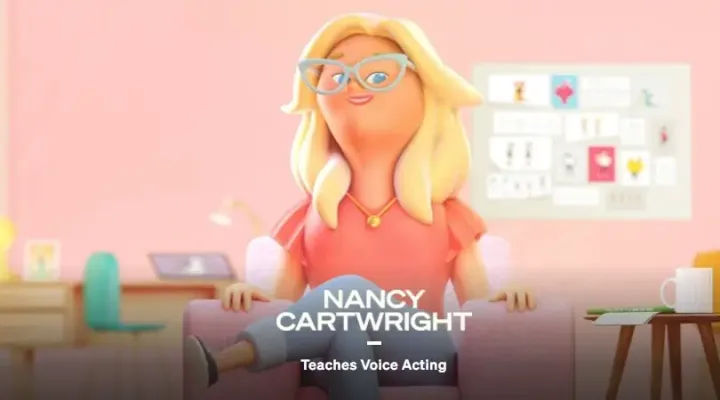 MasterClass review - Appreciating Nancy Cartwright as she teaches voice acting